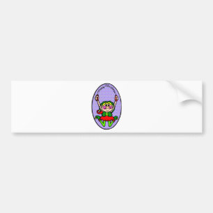 Pegatina Para Coche Christmas Elve