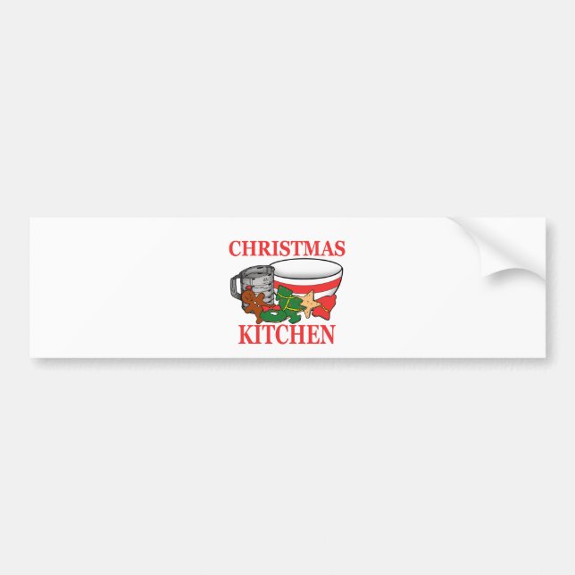 Pegatina Para Coche christmas kitchen (Frente)