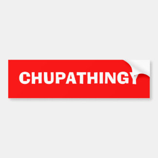 PEGATINA PARA COCHE CHUPATHINGY
