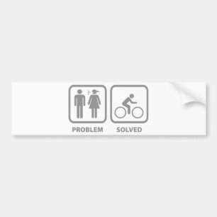 Pegatina Para Coche Ciclismo resuelto con problemas