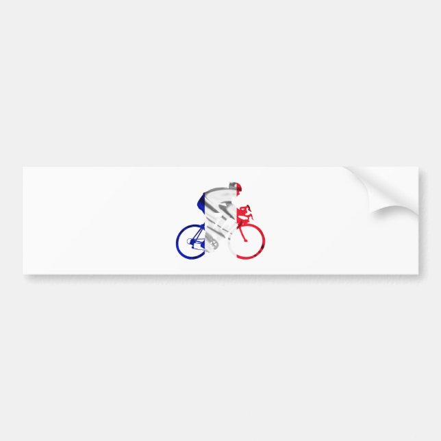 Pegatina Para Coche Ciclista del Tour de Francia (Frente)