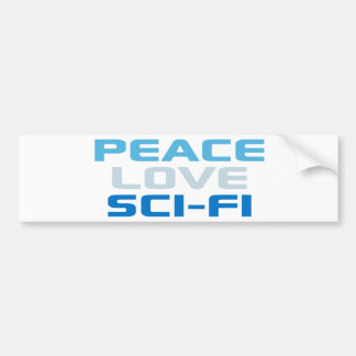 Pegatina Para Coche Ciencia ficción del amor de la paz