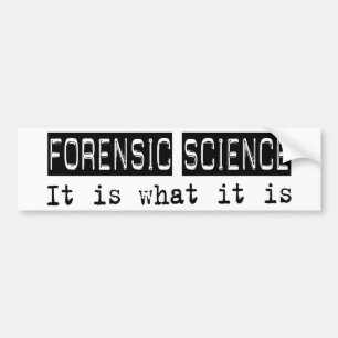 Pegatina Para Coche Ciencia forense es