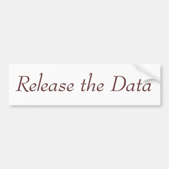 Pegatina Para Coche Científico (Frente)