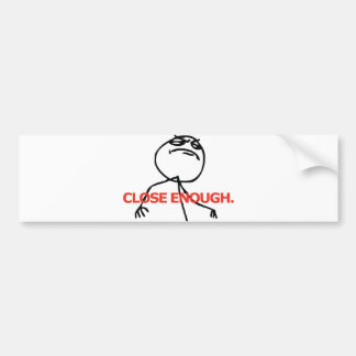 Pegatina Para Coche Cierre bastantes