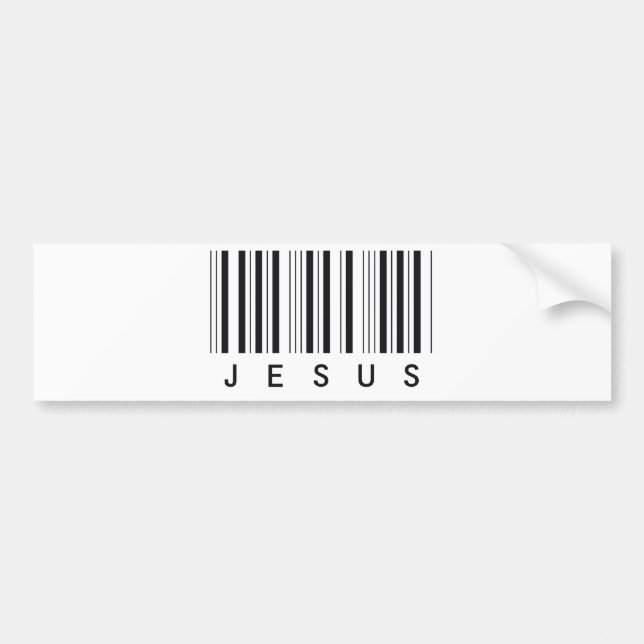 Pegatina Para Coche Cifre la barra Jesús noir (Frente)