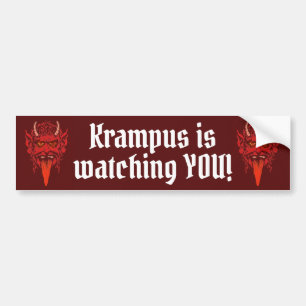 Pegatina Para Coche Cinta del parachoques Krampus