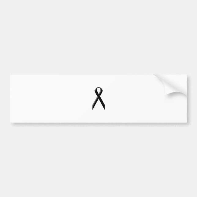 Pegatina Para Coche Cinta negra de la conciencia (Frente)
