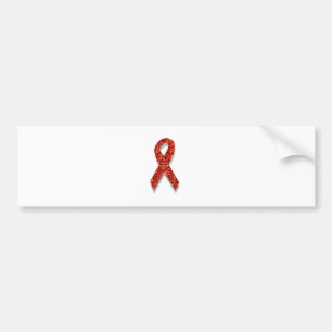 Pegatina Para Coche cinta roja purpurina