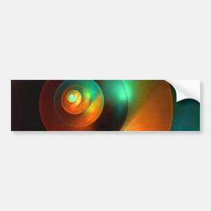 Pegatina Para Coche Círculos coloridos Patrón de arte abstracto modern