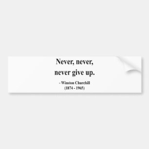 Pegatina Para Coche Cita 1a de Winston Churchill