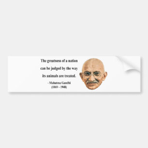 Pegatina Para Coche Cita 2b de Gandhi