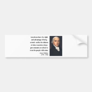 Pegatina Para Coche Cita 4b de James Madison