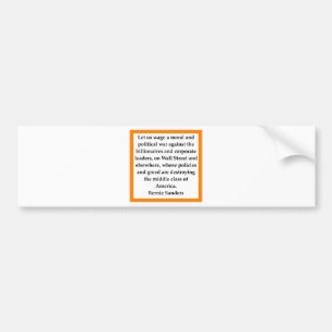 Pegatina Para Coche Cita de las chorreadoras de Bernie