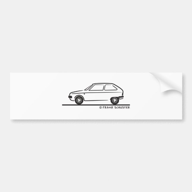 Pegatina Para Coche Citroën Visa Citroen (Frente)