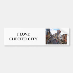 Pegatina Para Coche Ciudad inglesa de Chester