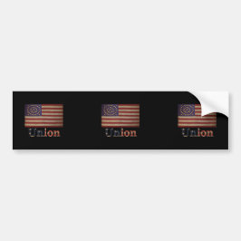 Pegatina Para Coche Civil War Union Awesome Charming Flag