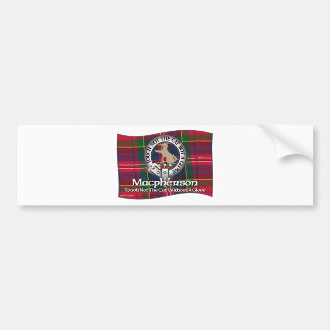 Pegatina Para Coche Clan de Macpherson (Frente)
