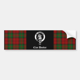 Pegatina Para Coche Clan Dunbar Tartan & Escudo Badge