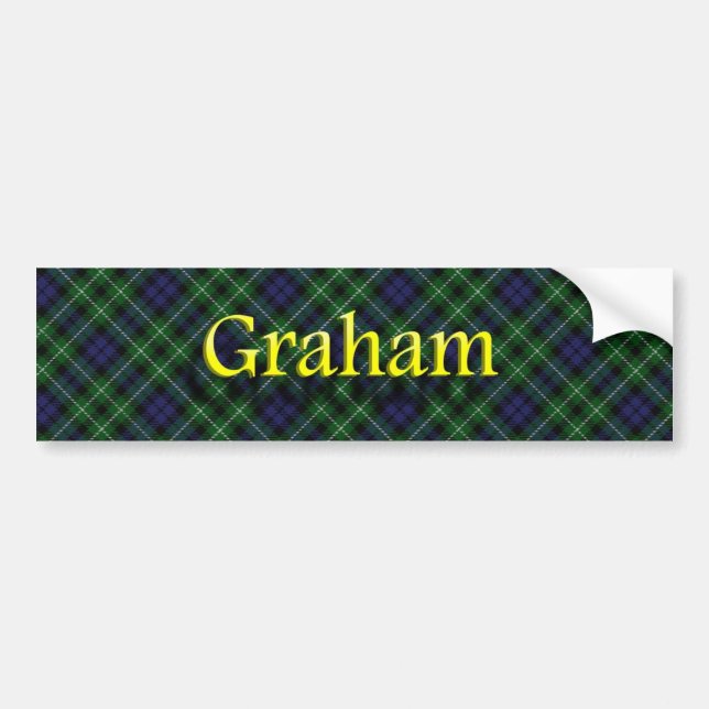 Pegatina Para Coche Clan Graham Scottish (Frente)