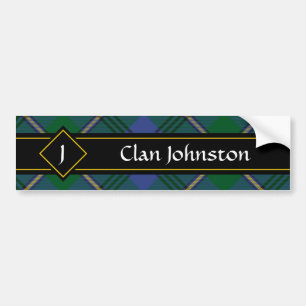 Pegatina Para Coche Clan Johnston Tartan Bumper Sticker