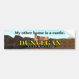Pegatina Para Coche Clan MacLeod Dunvegan Castle Bumper Sticker