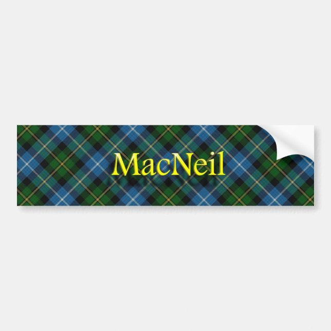 Pegatina Para Coche Clan MacNeil Scottish (Frente)