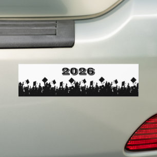 Pegatina Para Coche Clase de 2012 BumperSticker ChooseBkGrd/Year/color