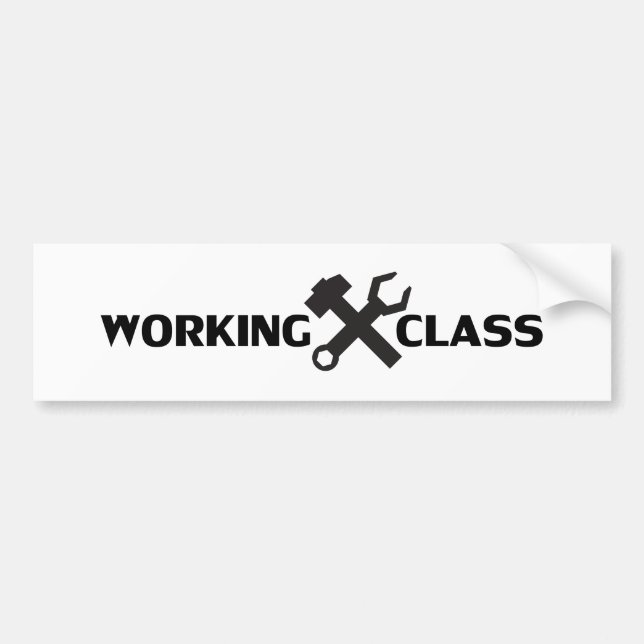 Pegatina Para Coche clase obrera (Frente)