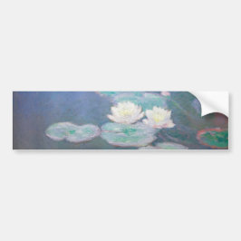 Pegatina Para Coche Claude Monet - Lilies de agua, efecto nocturno