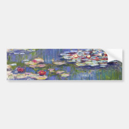 Pegatina Para Coche Claude Monet - Lilies de agua / Nympheas