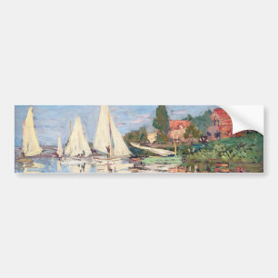 Pegatina Para Coche Claude Monet - Regattas en Argenteuil