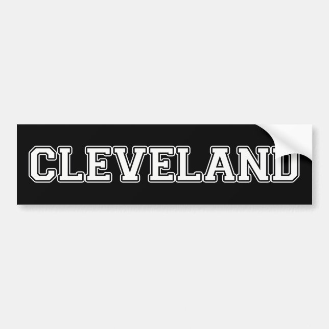 Pegatina Para Coche Cleveland (Frente)
