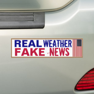 Pegatina Para Coche Clima Real Noticias Falsas 