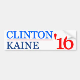 Pegatina Para Coche Clinton Kaine 2016