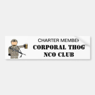 PEGATINA PARA COCHE CLUB COMPLETO DE THOG NCO