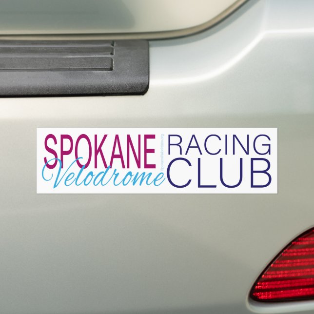 Pegatina Para Coche Club de Carreras Spokane Velodrome (en coche)