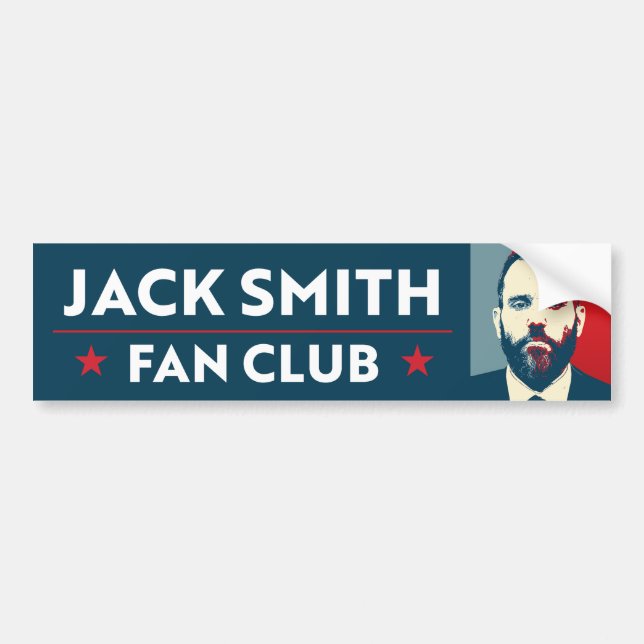 Pegatina Para Coche Club de Fans Jack Smith (Frente)