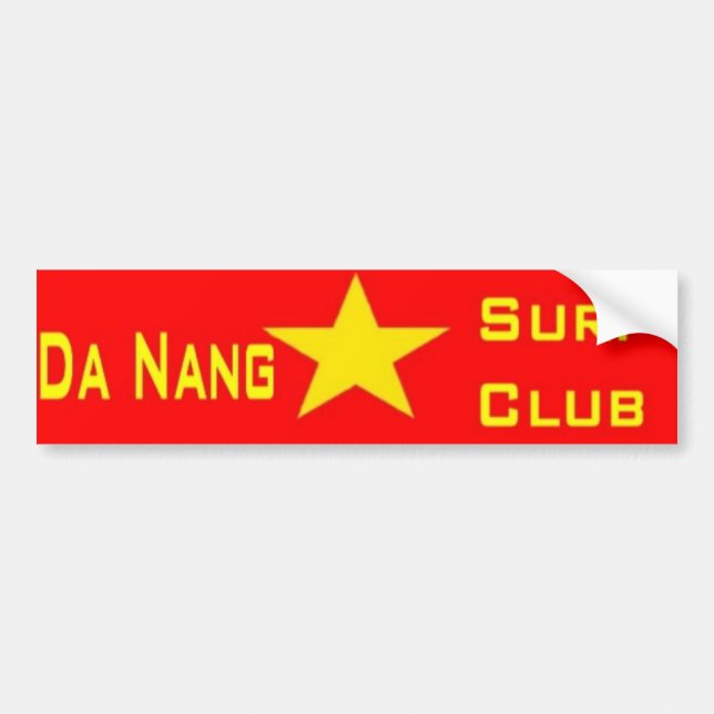 Pegatina Para Coche Club de la resaca del Da Nang (Frente)