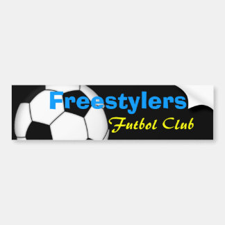 Pegatina Para Coche Club del futbol de los Freestylers