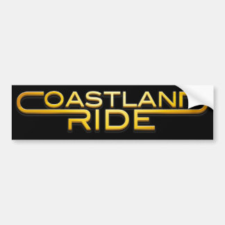 Pegatina Para Coche Coastland Ride - Name logo