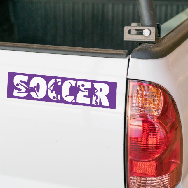 Pegatina Para Coche Coche de fútbol  (En Camión)