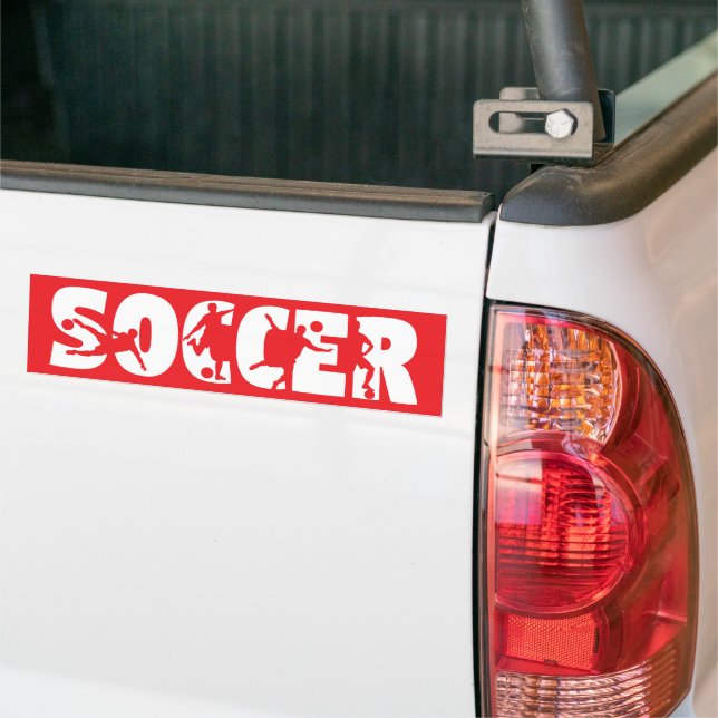 Pegatina Para Coche Coche de fútbol  (En Camión)