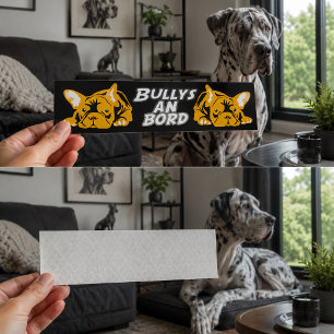 Pegatina Para Coche Coche de lujo moderno de Bulldog Francés