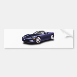 Pegatina Para Coche Coche deportivo púrpura