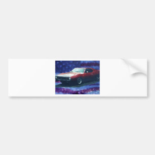 Pegatina Para Coche Coche rojo