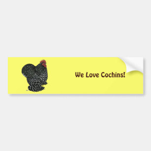 Pegatina Para Coche Cochin:  Copia moteada negra