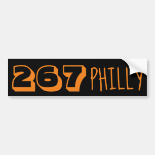 Pegatina Para Coche Código de área 267 - Philly