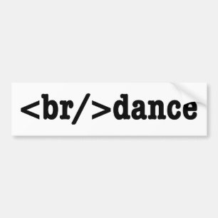 Pegatina Para Coche código HTML de interrupción