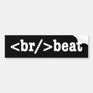 Pegatina Para Coche código HTML de salto